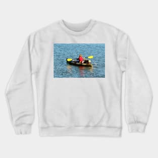 A Boy And His Canoe Crewneck Sweatshirt